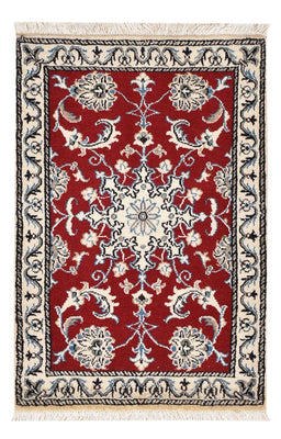Alfombra persa - Nain - 89 x 58 cm - rojo