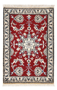 Alfombra persa - Nain - 89 x 58 cm - rojo