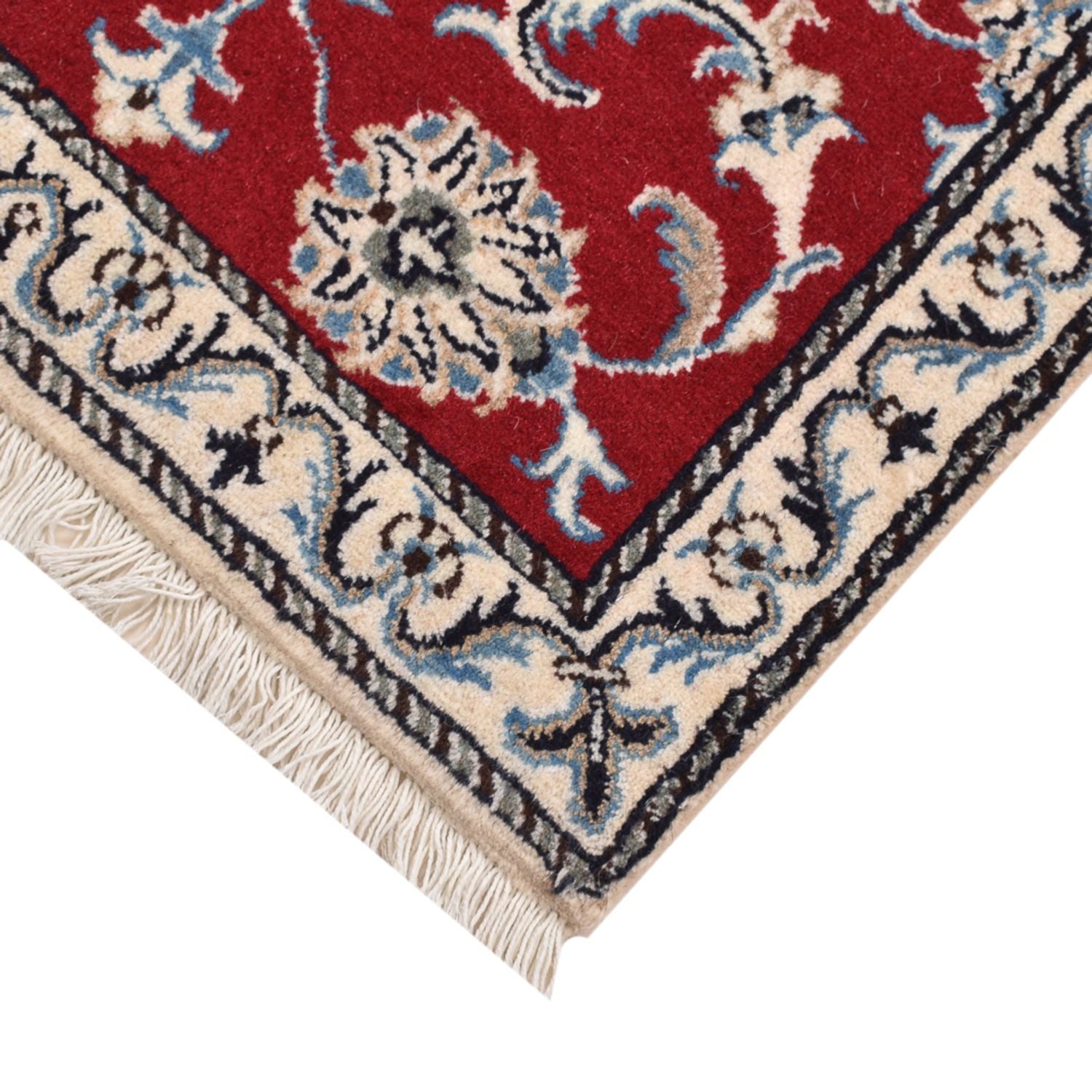 Alfombra persa - Nain - 89 x 58 cm - rojo