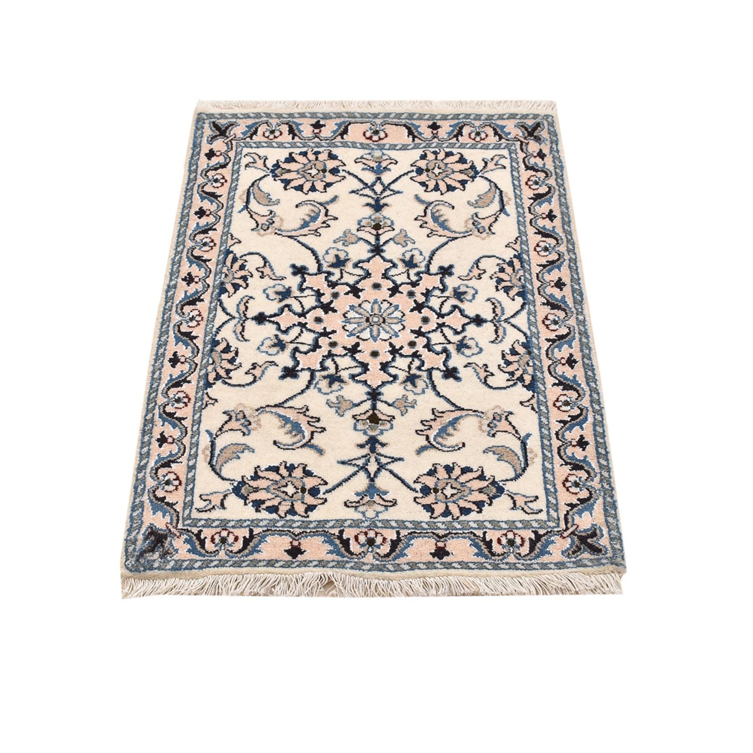 Alfombra persa - Nain - 92 x 60 cm - beige