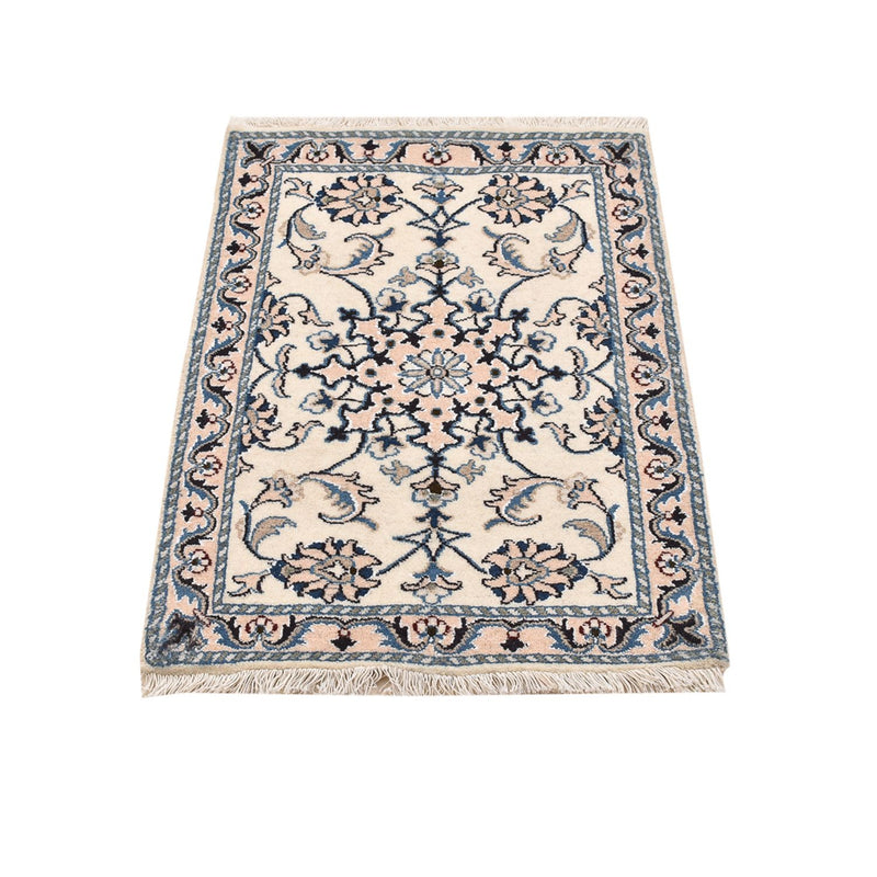 Alfombra persa - Nain - 92 x 60 cm - beige
