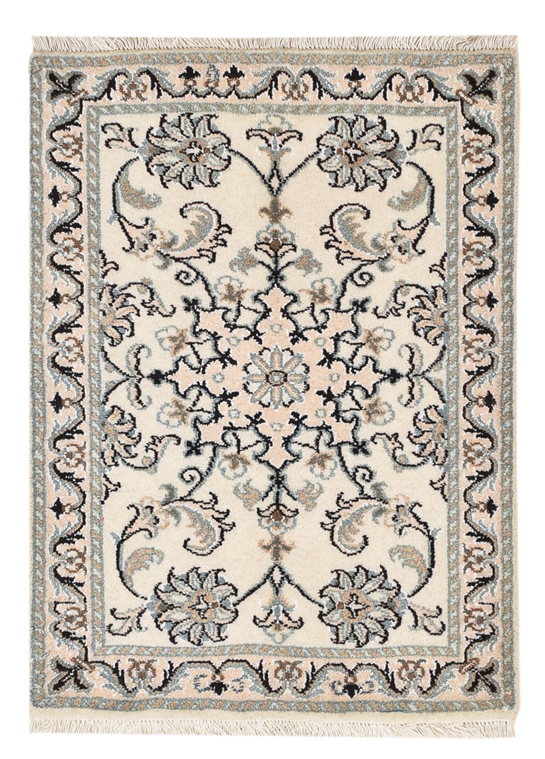 Alfombra persa - Nain - 85 x 61 cm - beige
