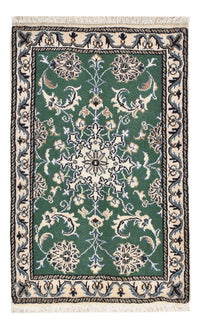 Alfombra persa - Nain - 90 x 57 cm - verde