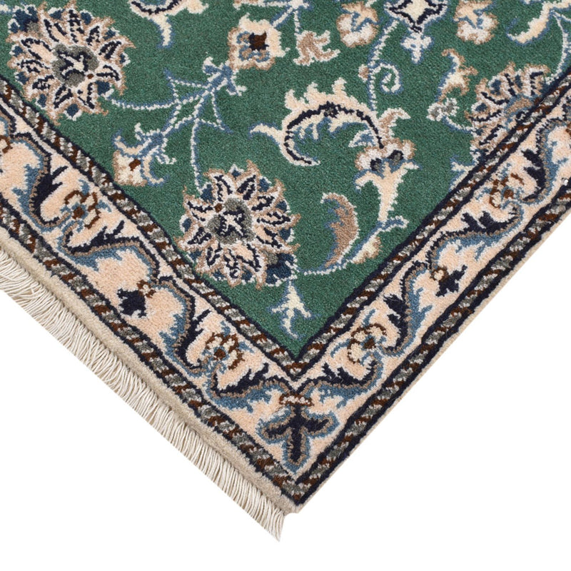 Alfombra persa - Nain - 90 x 57 cm - verde