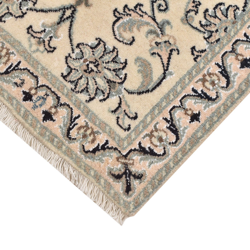 Alfombra persa - Nain - 87 x 60 cm - beige