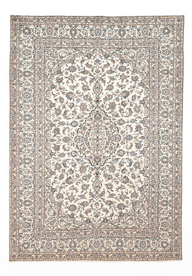 Alfombra persa - Keshan - 350 x 245 cm - gris claro