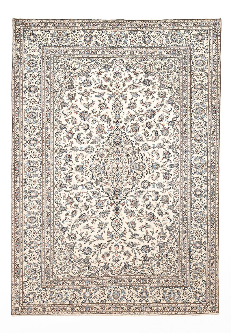 Alfombra persa - Keshan - 350 x 245 cm - gris claro