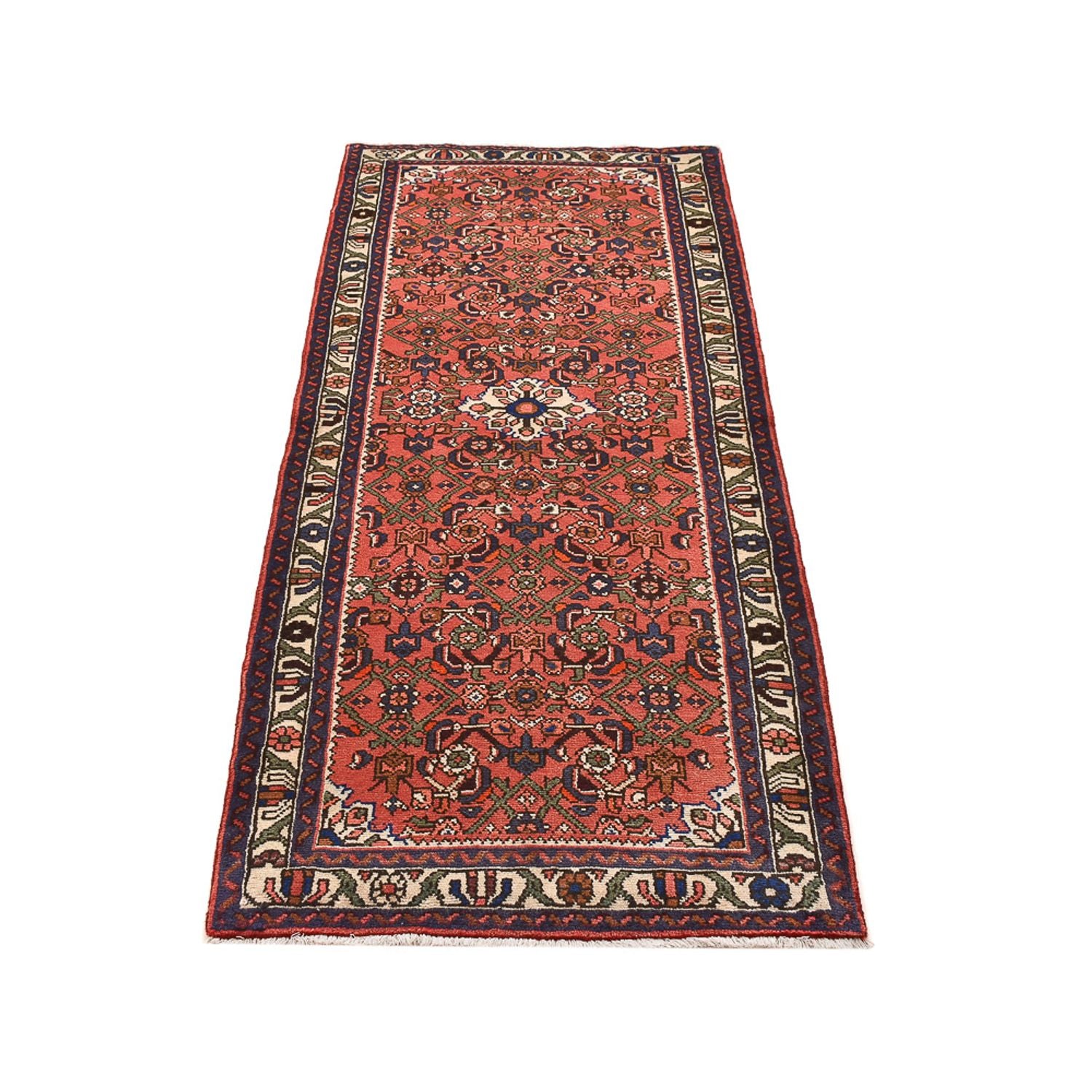 Alfombra de pasillo Alfombra persa - Nómada - 186 x 80 cm - rojo oscuro