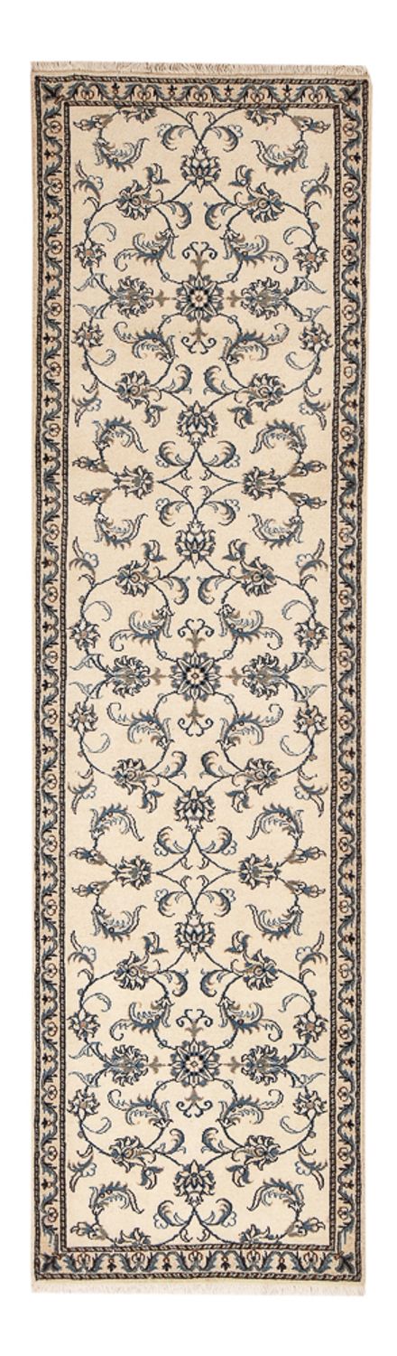 Alfombra de pasillo Alfombra persa - Nain - 300 x 80 cm - beige
