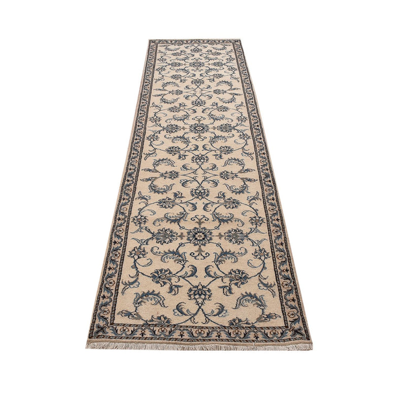 Alfombra de pasillo Alfombra persa - Nain - 300 x 80 cm - beige