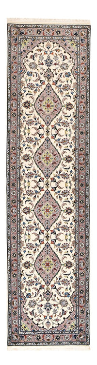 Alfombra de pasillo Alfombra persa - Keshan - 308 x 80 cm - beige