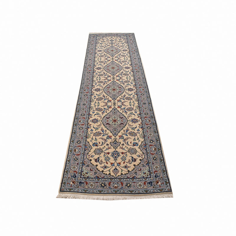 Alfombra de pasillo Alfombra persa - Keshan - 311 x 80 cm - beige