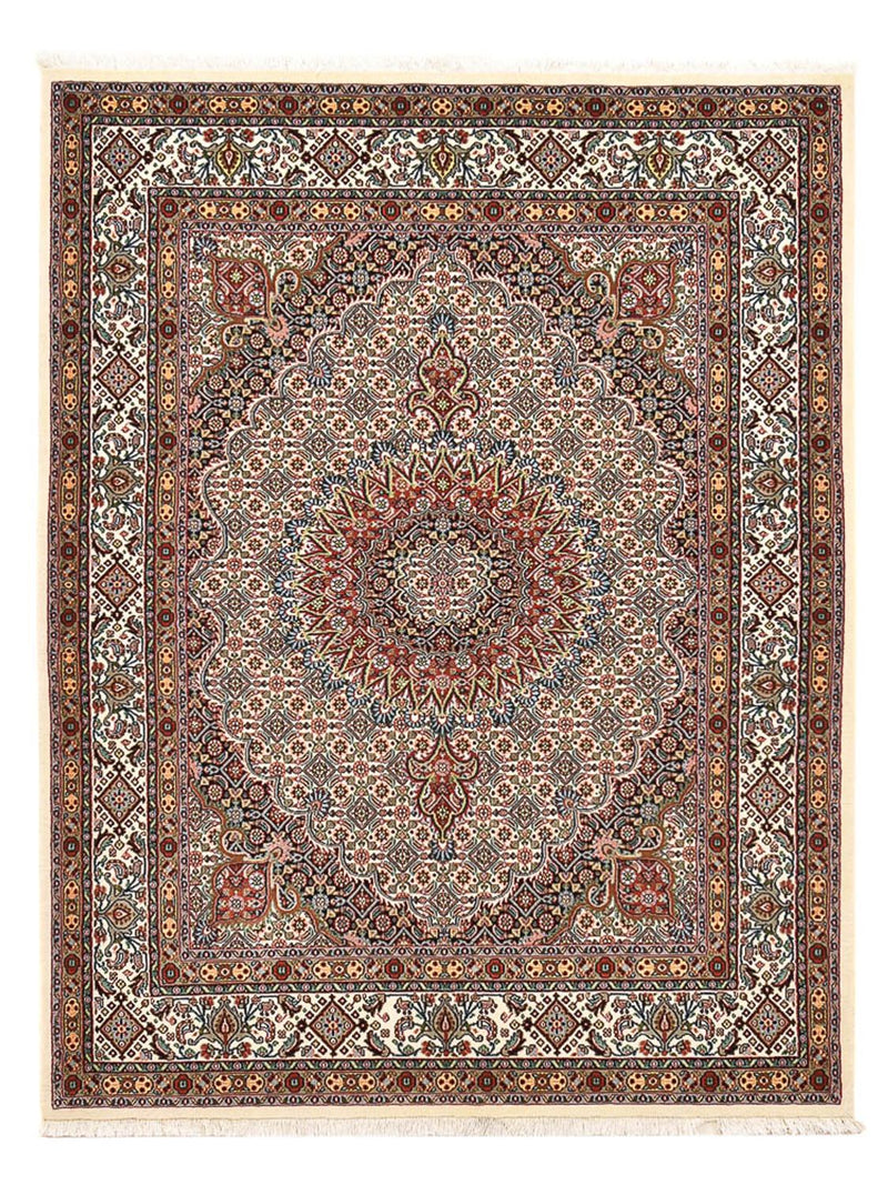 Alfombra persa - Clásica - 196 x 150 cm - marrón oscuro
