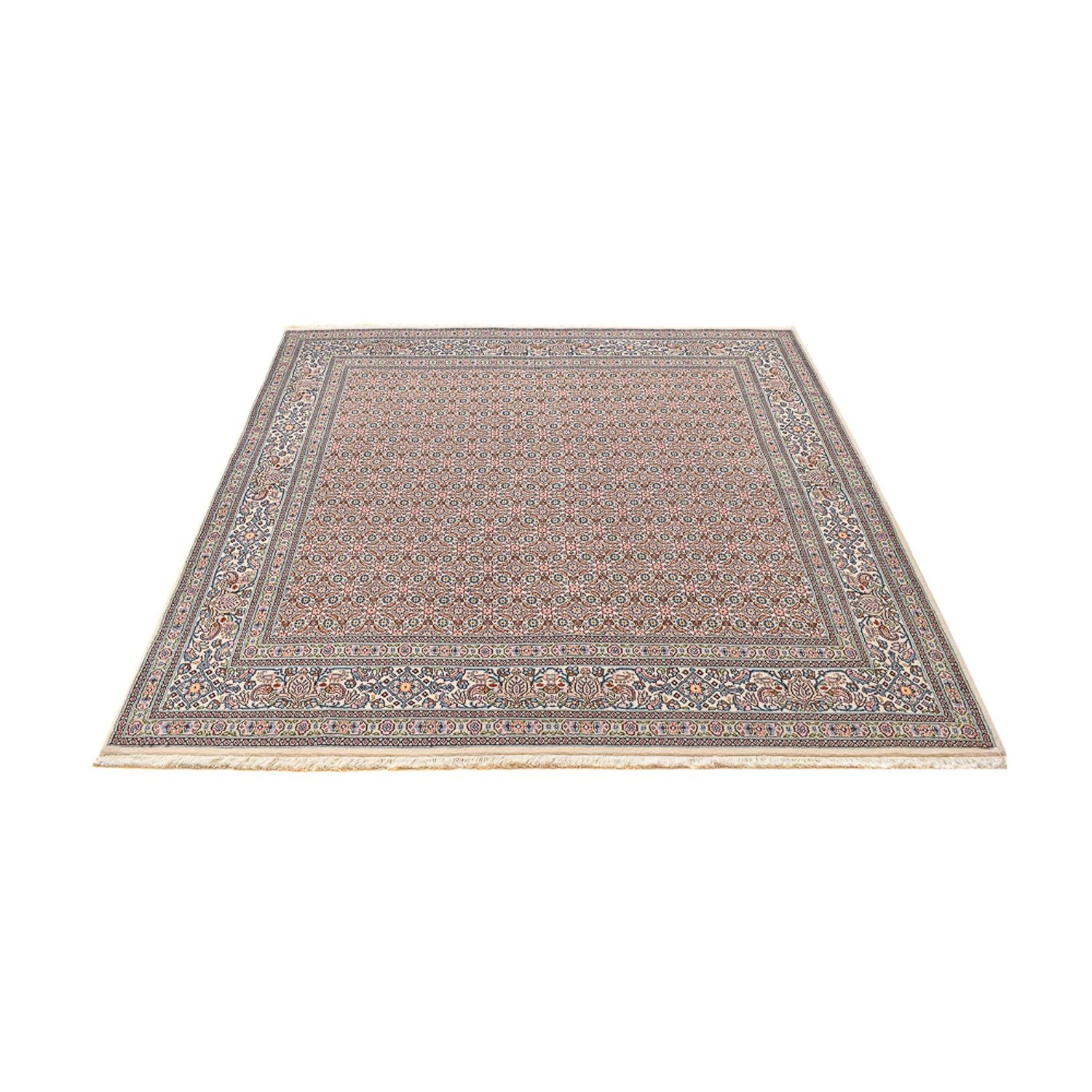 Alfombra persa - Clásica cuadrado  - 200 x 200 cm - marrón claro