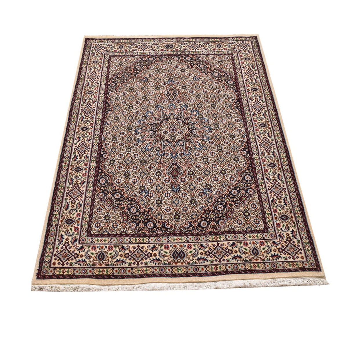 Alfombra persa - Clásica - 151 x 100 cm - marrón claro