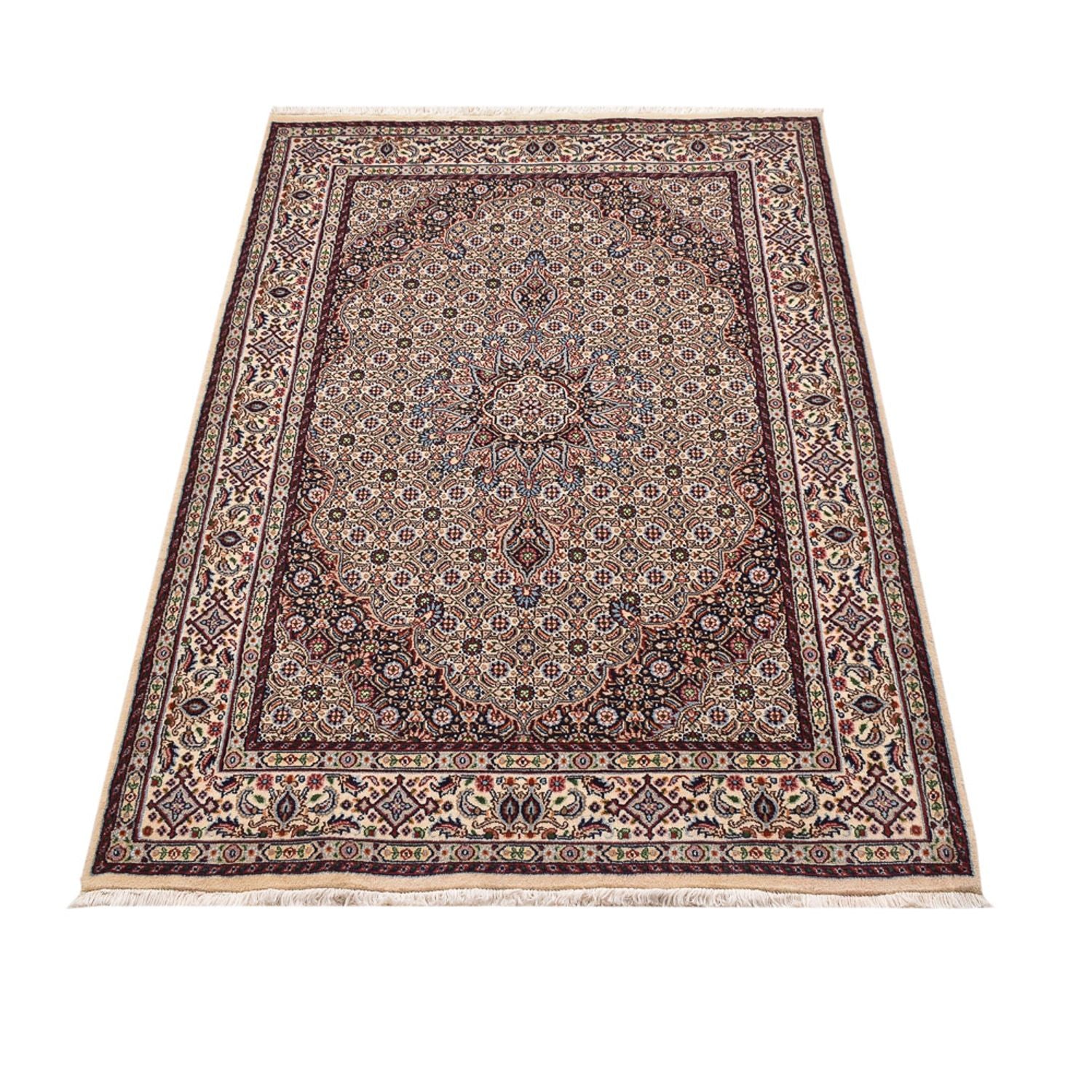 Alfombra persa - Clásica - 153 x 99 cm - marrón claro