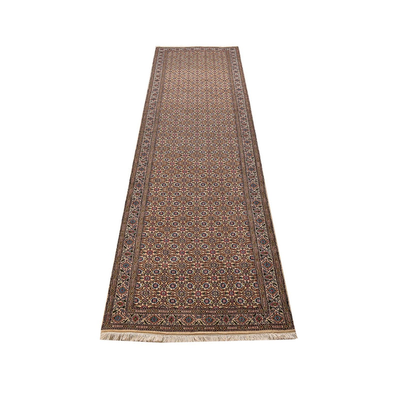 Alfombra de pasillo Alfombra persa - Clásica - 290 x 79 cm - marrón claro