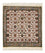 Alfombra persa - Clásica - 40 x 40 cm - multicolor