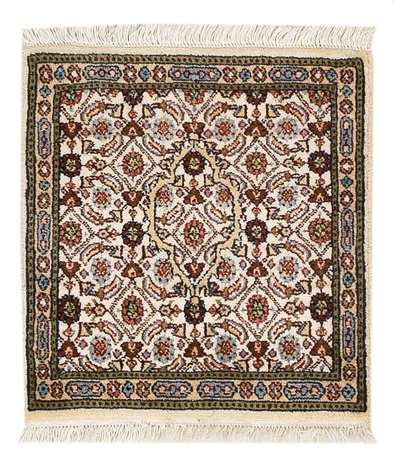Alfombra persa - Clásica - 40 x 40 cm - multicolor