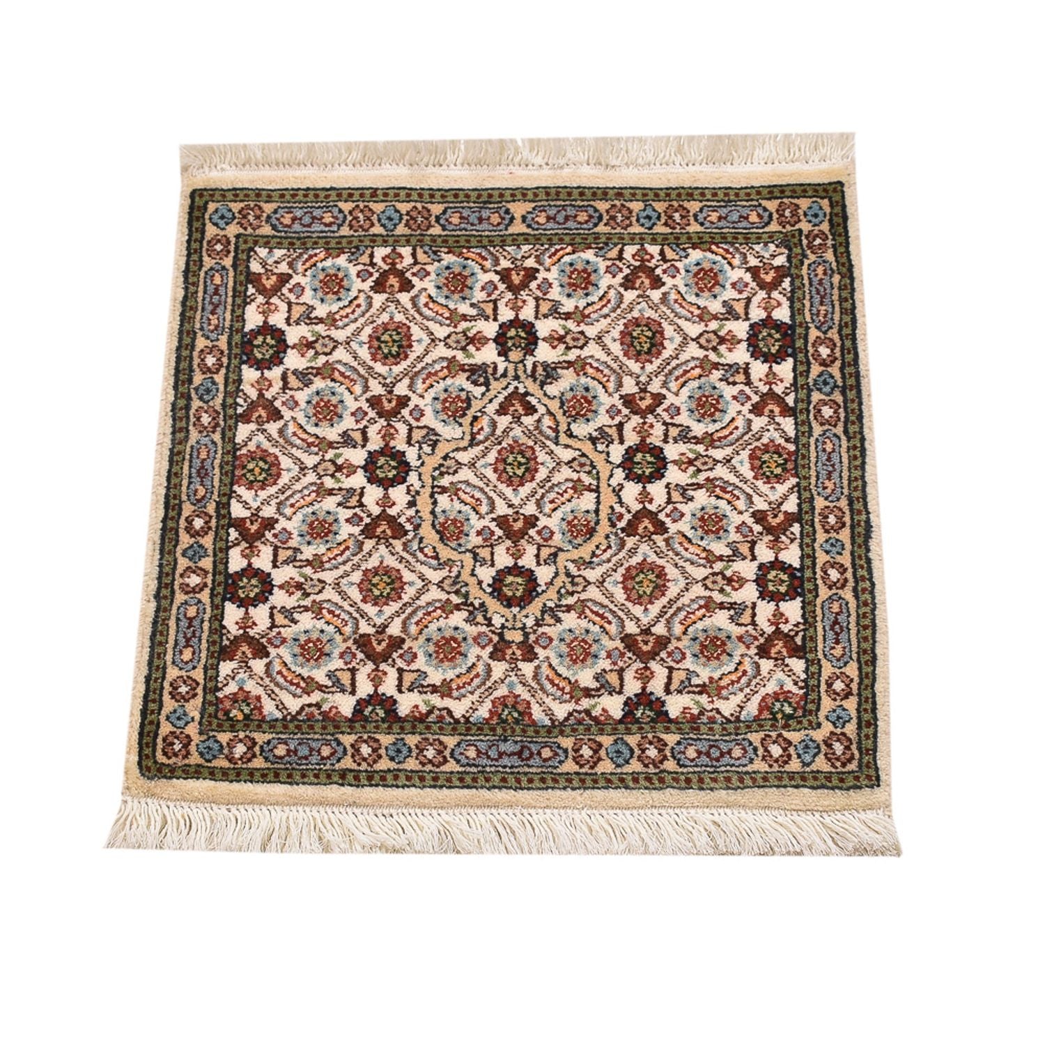 Alfombra persa - Clásica - 40 x 40 cm - multicolor