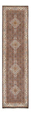 Alfombra de pasillo Alfombra persa - Clásica - 300 x 75 cm - marrón claro