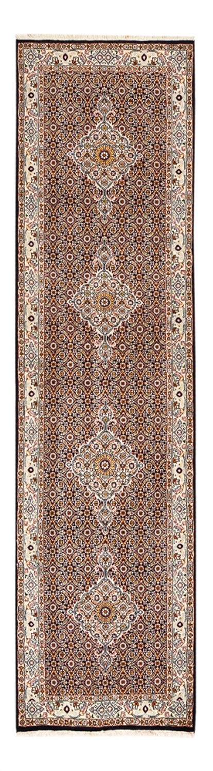 Alfombra de pasillo Alfombra persa - Clásica - 300 x 75 cm - marrón claro