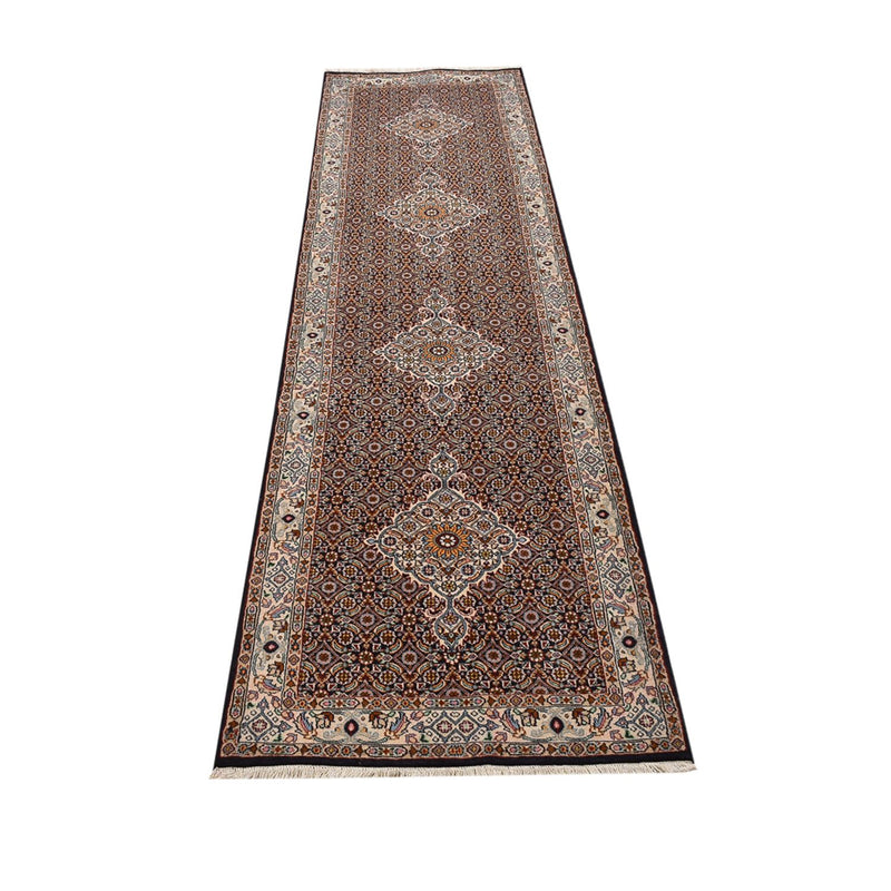 Alfombra de pasillo Alfombra persa - Clásica - 300 x 75 cm - marrón claro