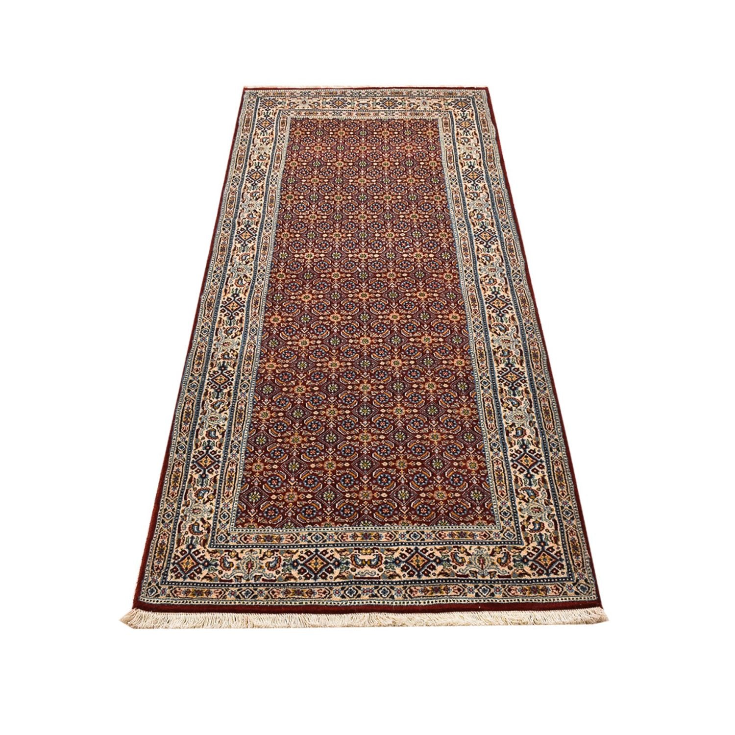 Alfombra de pasillo Alfombra persa - Clásica - 200 x 79 cm - rojo claro
