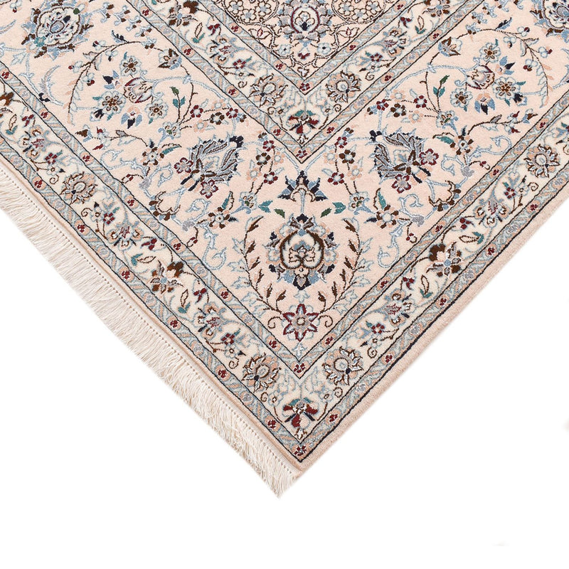 Alfombra Persa - Nain - Prima cuadrado  - 206 x 206 cm - azul oscuro