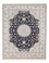 Alfombra Persa - Nain - Prima forma especial  - 211 x 269 cm - azul oscuro