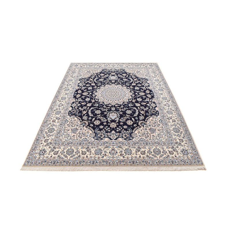 Alfombra Persa - Nain - Prima forma especial  - 211 x 269 cm - azul oscuro