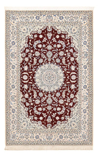 Alfombra Persa - Nain - Prima - 236 x 150 cm - rojo oscuro