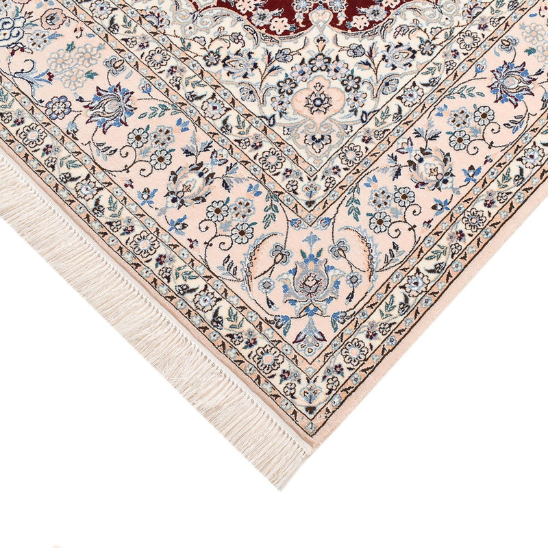 Alfombra Persa - Nain - Prima - 236 x 150 cm - rojo oscuro
