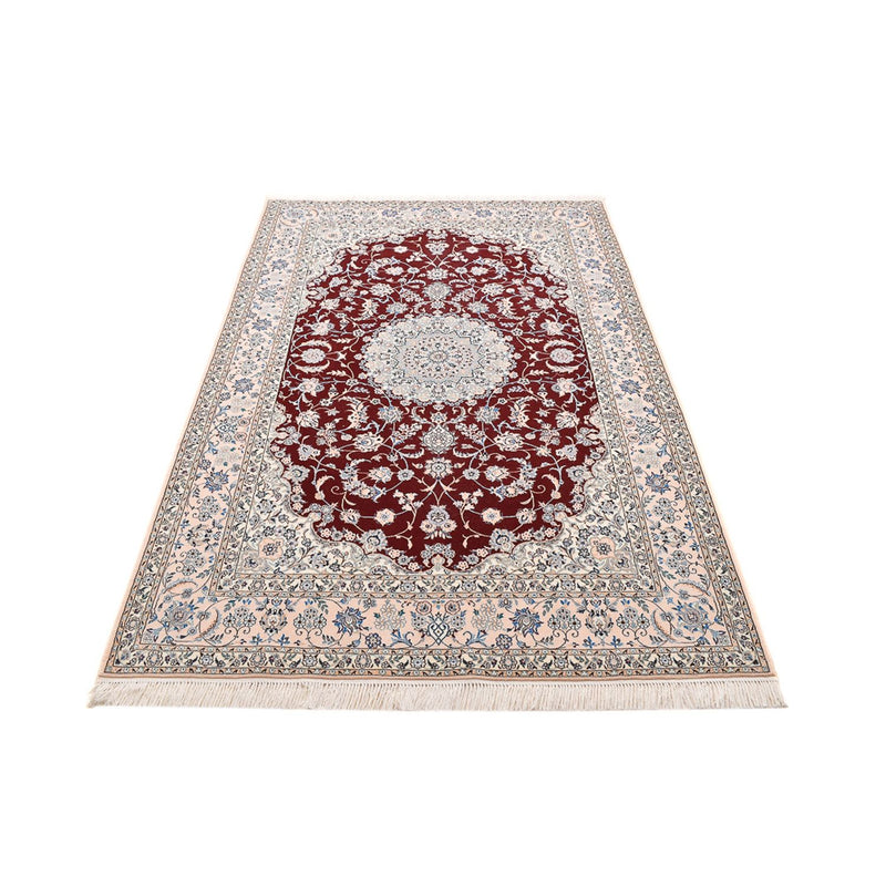 Alfombra Persa - Nain - Prima - 236 x 150 cm - rojo oscuro