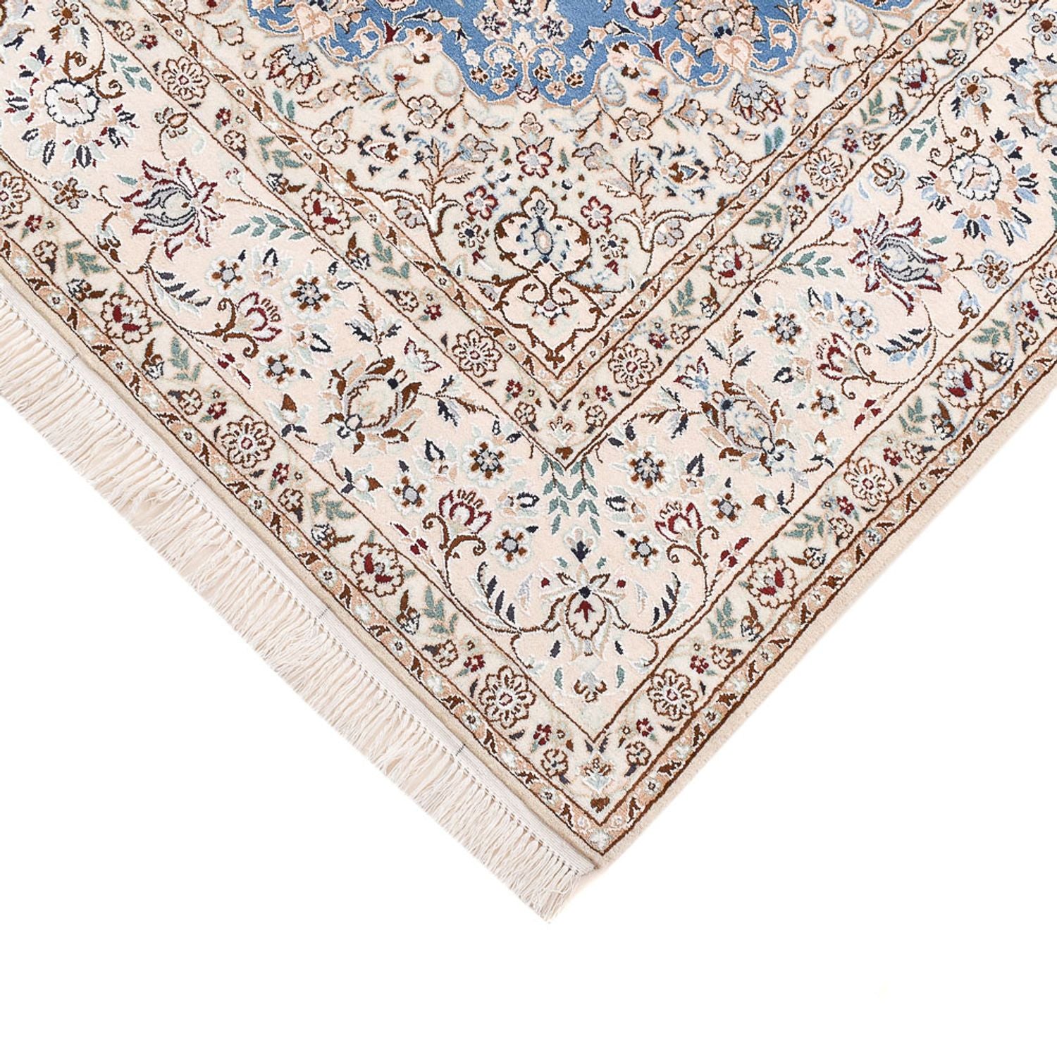 Alfombra Persa - Nain - Prima - 221 x 159 cm - azul