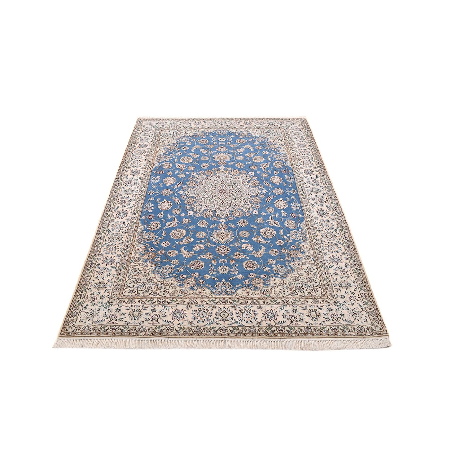 Alfombra Persa - Nain - Prima - 221 x 159 cm - azul