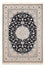 Alfombra Persa - Nain - Prima - 237 x 158 cm - azul oscuro