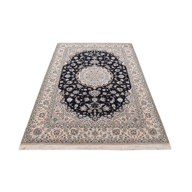 Alfombra Persa - Nain - Prima - 237 x 158 cm - azul oscuro