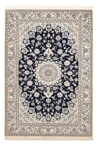 Alfombra Persa - Nain - Prima - 245 x 165 cm - azul oscuro