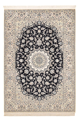 Alfombra Persa - Nain - Prima - 240 x 161 cm - azul oscuro