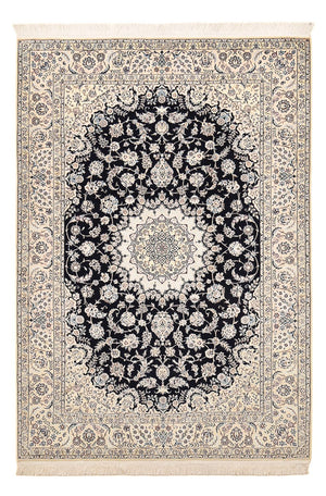Alfombra Persa - Nain - Prima - 240 x 161 cm - azul oscuro