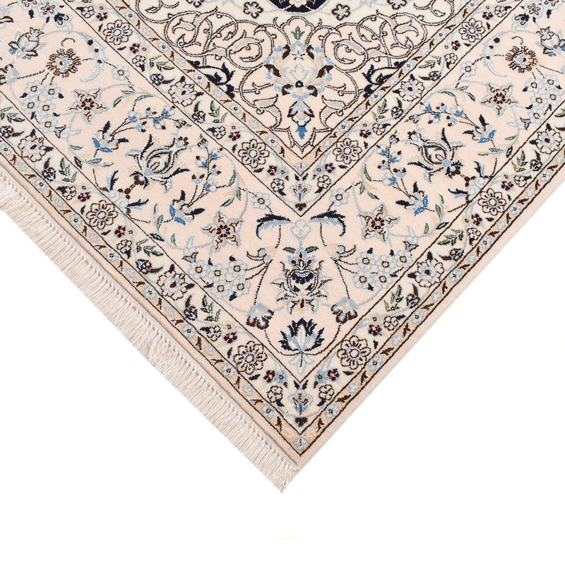Alfombra Persa - Nain - Prima cuadrado  - 181 x 178 cm - azul oscuro
