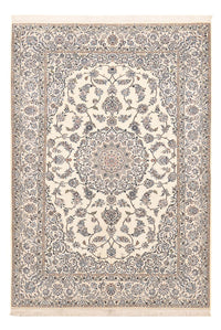 Alfombra Persa - Nain - Prima - 219 x 146 cm - gris claro