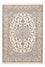 Alfombra Persa - Nain - Prima - 219 x 146 cm - gris claro