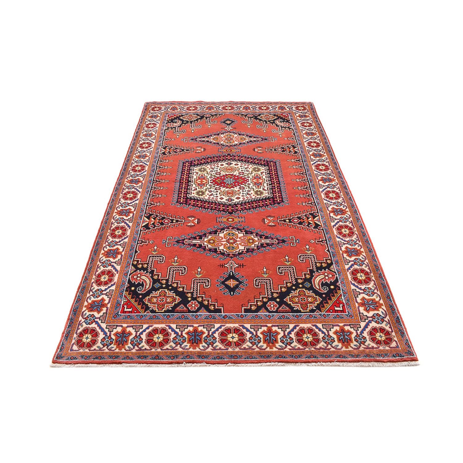 Alfombra persa - Nómada - 255 x 155 cm - rojo