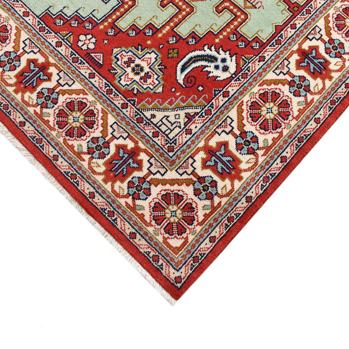 Alfombra persa - Nómada - 250 x 152 cm - verde claro