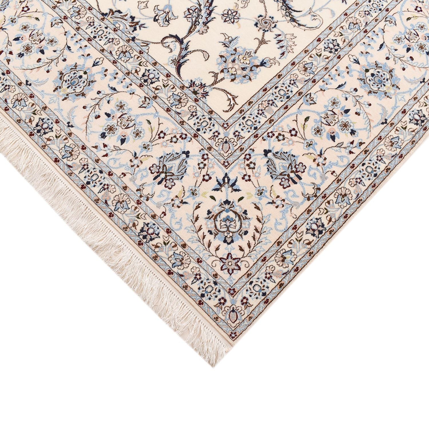 Alfombra Persa - Nain - Prima - 255 x 210 cm - gris claro