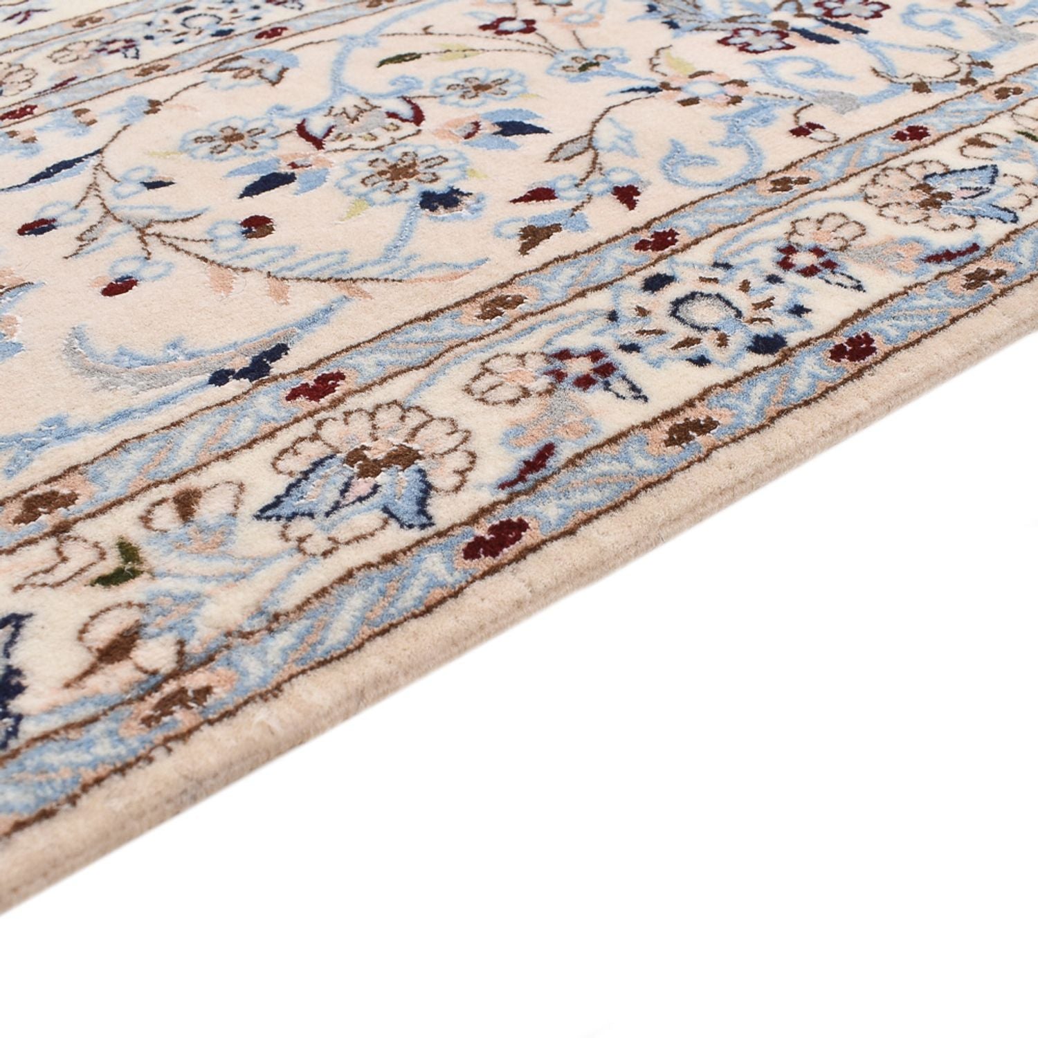 Alfombra Persa - Nain - Prima - 255 x 210 cm - gris claro