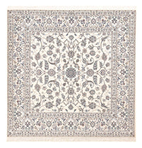 Alfombra Persa - Nain - Prima cuadrado  - 204 x 207 cm - gris claro