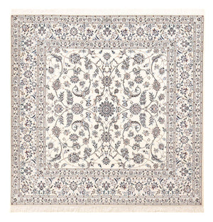 Alfombra Persa - Nain - Prima cuadrado  - 204 x 207 cm - gris claro
